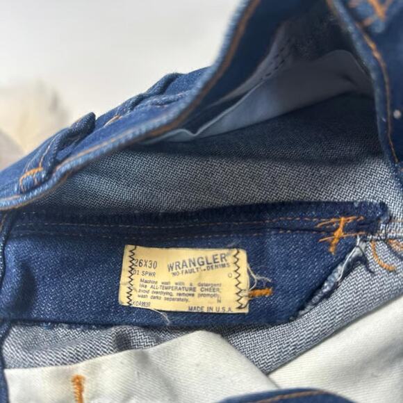 Wrangler Vintage 1970's No Fault Denim Jeans NWOT - Picture 6 of 6